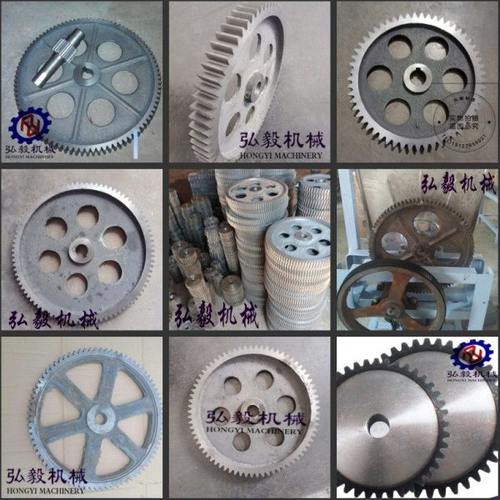 面条机齿轮和面机齿轮配件大全96齿88齿80齿90齿108齿铸铁大齿轮