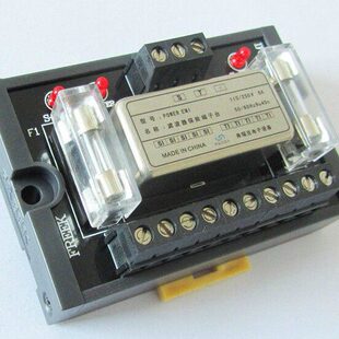 欧式接线端子台10A滤波器保险丝端子台220伏交流控制回路保护电源