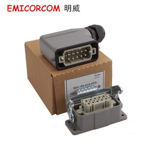 HDC 插头 重载连接器 10芯 010 01D