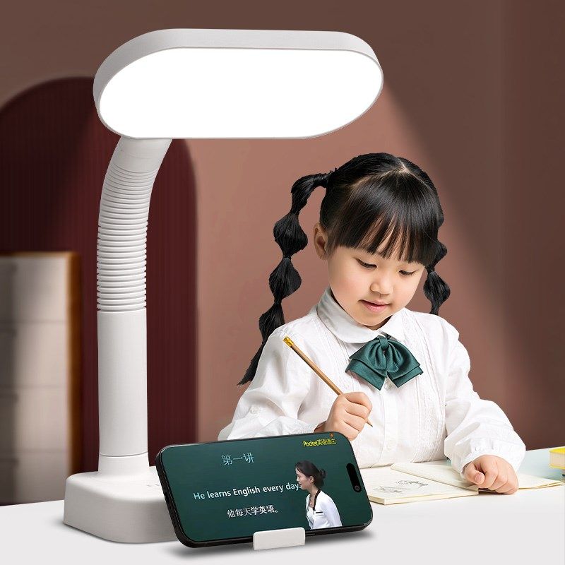 大灯头阅读台灯带遥控学习专用护眼书桌学生宿舍床头带USB插座