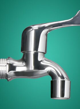 埃美柯拖把池龙头530黄铜4分拖布池快开DN15简易式工程款陶瓷芯嘴