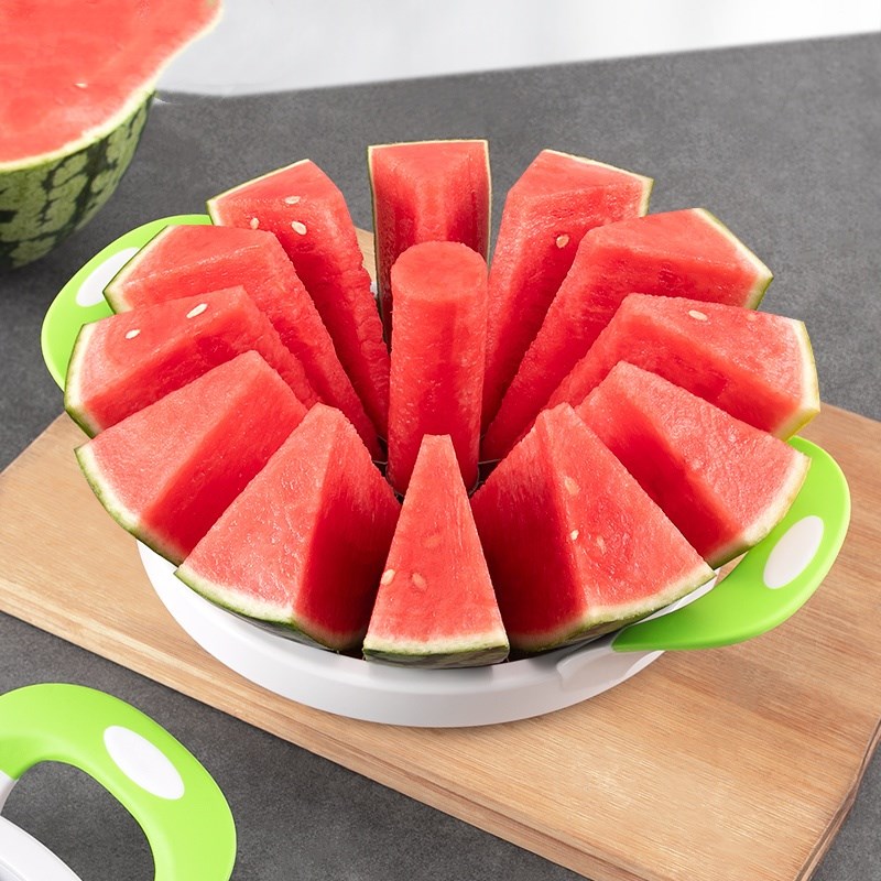 切西瓜神器大号按压式水果分割器开瓜切块多功能去核不锈钢