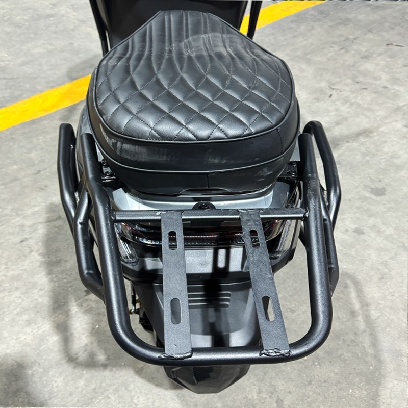 金箭F60S电动车哈铃M95C加厚铁尾架尾箱后备箱支架外卖货架后衣架