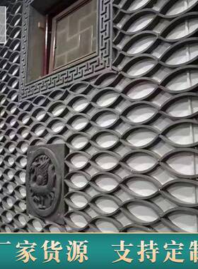 仿古背景墙装饰立瓦古建装饰隔断镂空拼花立瓦条铺地青灰色立瓦