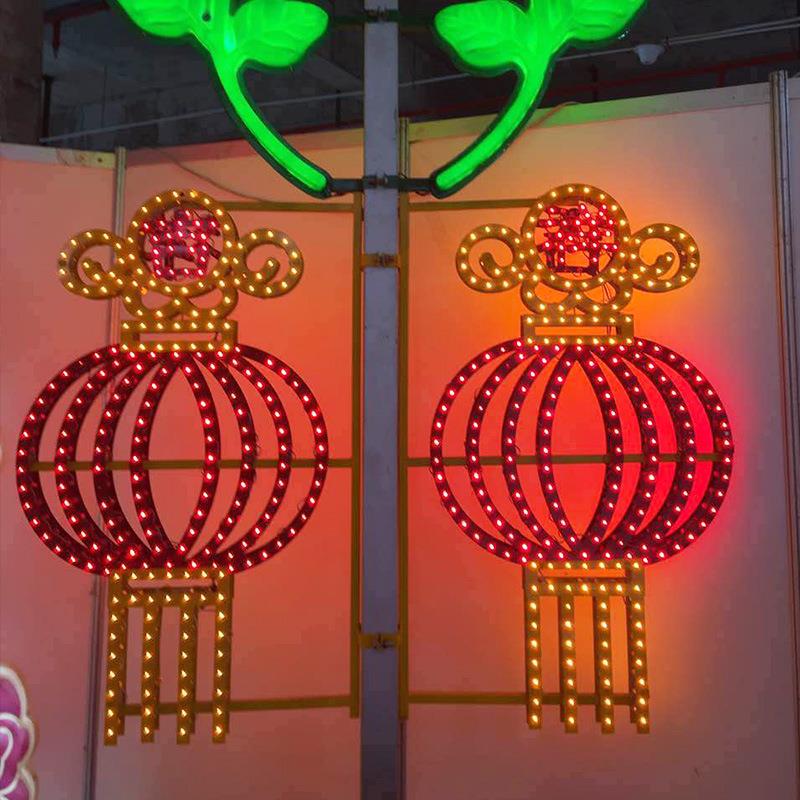 节日亮化点光源线路板景区公园街道户外装饰铝材造型灯