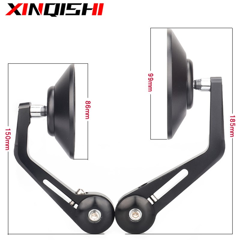 适用阿普利亚CR150 APR150 GPR150/125 改装复古手把镜车把后视镜