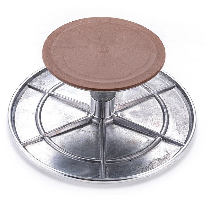 工厂铝合金12寸蛋糕裱花转台防滑垫蛋糕转盘烘焙工具厂家现货直销