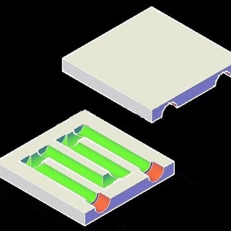 水冷头铝水冷板CPU显卡半导体制冷片电脑散热器模具工业水冷吸热