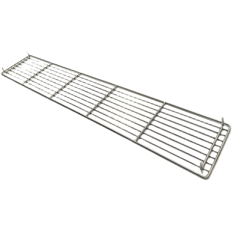 304食品级烧烤网韩式篦条孔网片烤肉烤架加粗不锈钢商白钢长方形
