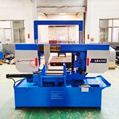 45°角金属带锯床GB4240任意角度锯切方钢圆管带锯机