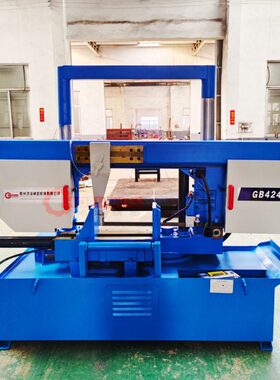 45°角金属带锯床GB4240任意角度锯切方钢圆管带锯机