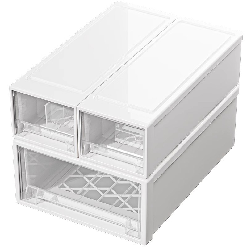 内衣收纳盒抽屉式家用袜子收纳盒贴身衣物分格整理三合一收纳神器