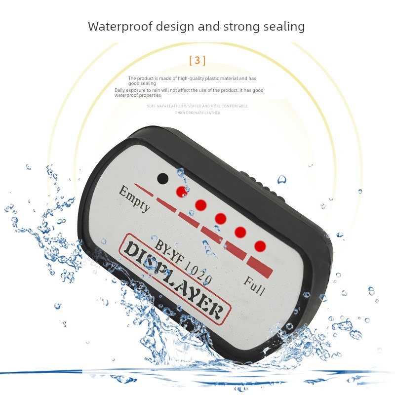 电瓶车电量表2436V48V60V72V电动车电量显示表三轮车电量显示仪表