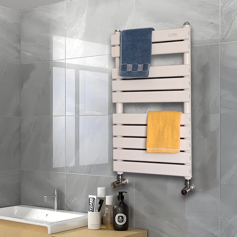 小背篓暖气片卫生间平板铜铝复合散热片卫浴家用水暖毛巾架超薄