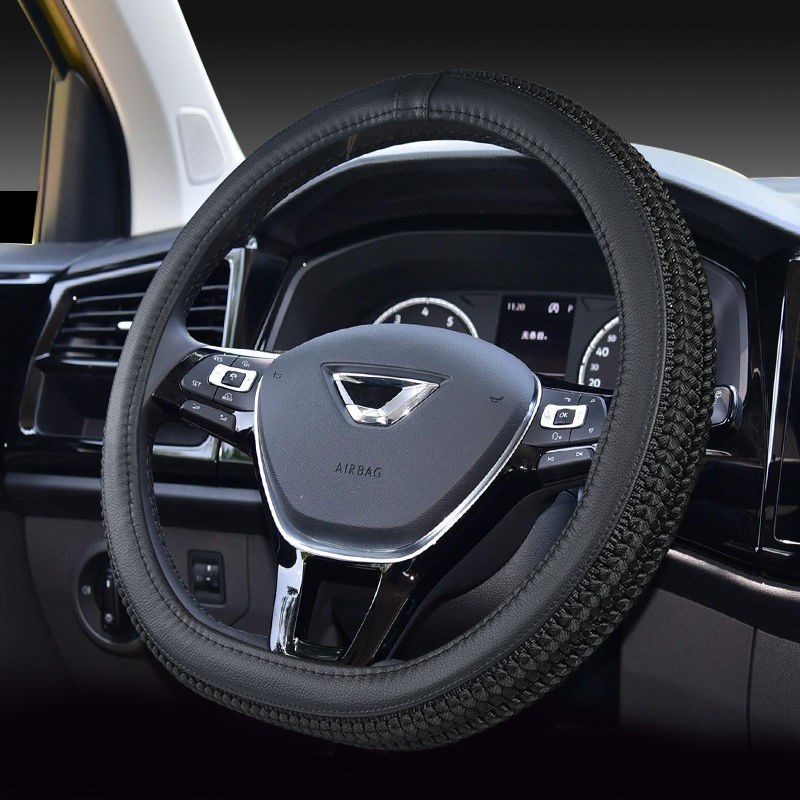 汽车方向盘套大众捷达VA3 VS5 VS7防滑吸汗透气车把套四季通用型