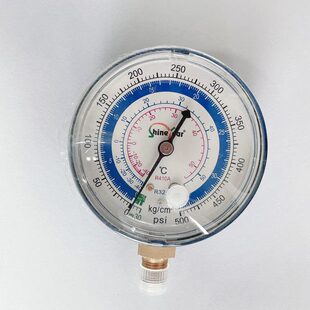 34高低压力表R410 R32空调加氟利昂冷媒雪种单表 134L 台湾炫翼CH
