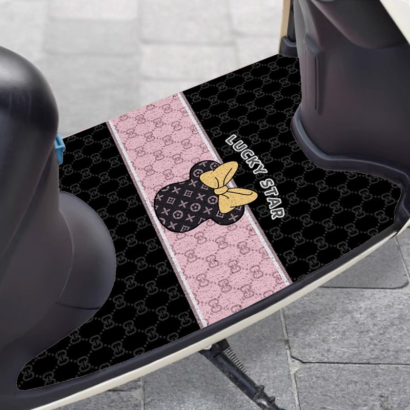 电动车脚踏垫电瓶车脚垫雅迪爱玛台铃可裁剪丝圈通用款开心自由