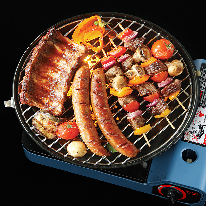 不锈钢圆形烧烤网片卤肉压锅蒸锅篦子沥水油扣肉防糊工具烤肉格网