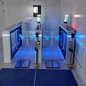 双脚防静电测试踏板ESD防静电测试仪显示工厂闸机静电测试 抗干扰