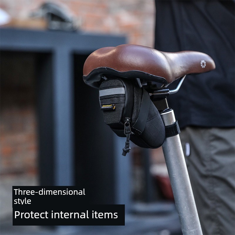 犀牛自行车尾袋迷你后座袋道路座椅管袋小山地自行车鞍袋自行车配
