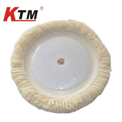 KTM羊毛球-8寸单面自粘 D58 8寸羊毛球羊毛轮抛光轮羊毛抛光盘