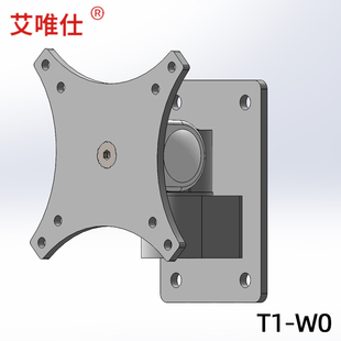 壁挂显示器支架30604080铝型材电脑支架机工业机柜屏幕机械支架臂
