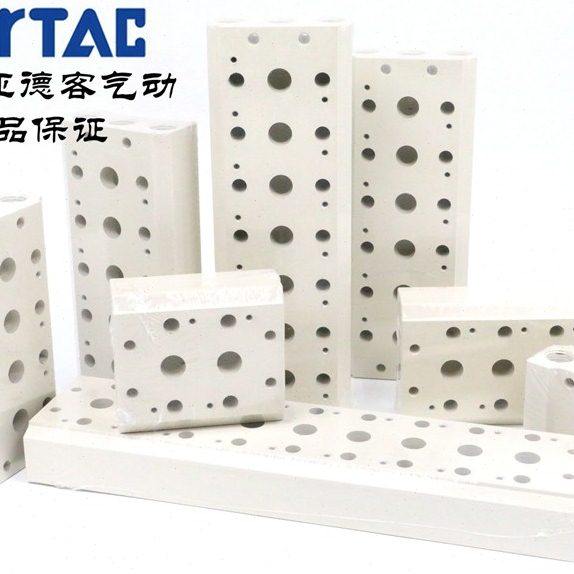 亚德客4V210电磁阀汇流板底板底座200M1F 200M2F 200M3F 200M3F