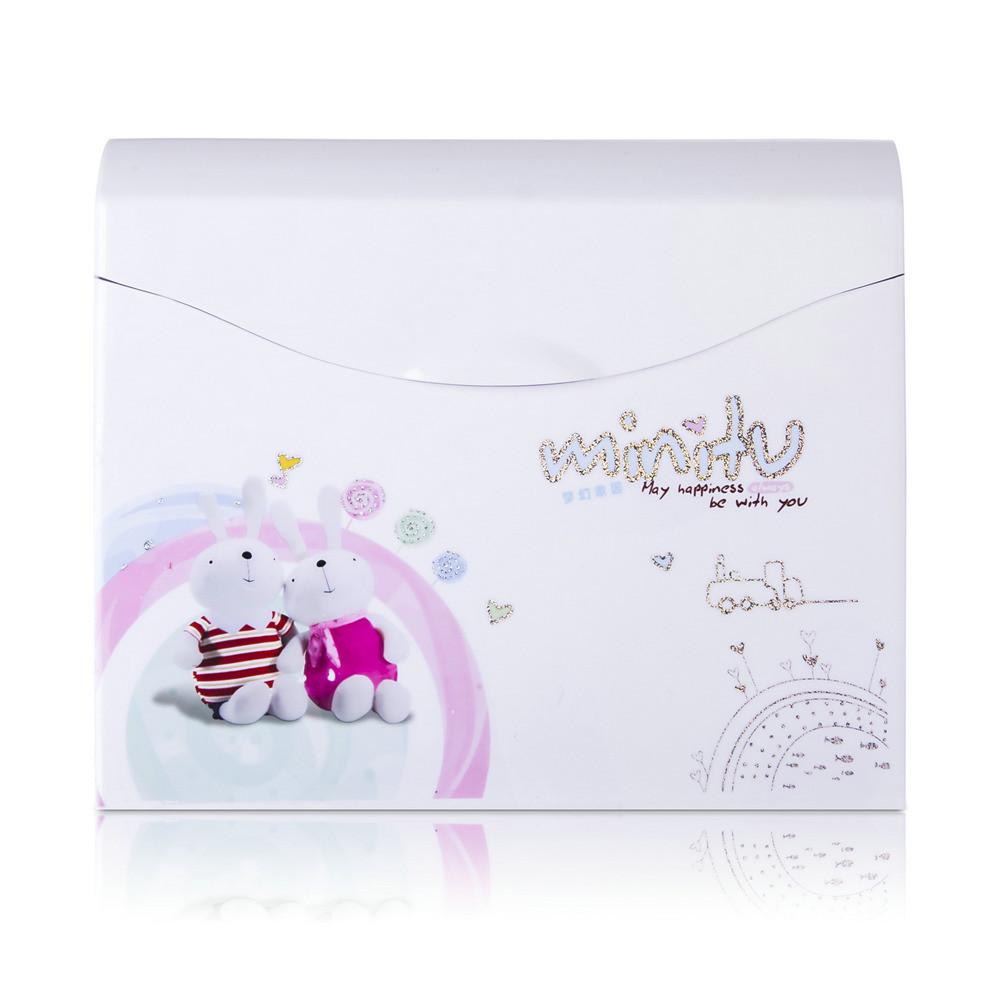 厕所纸巾盒免孔塑料厕纸盒w卫生间平板卫生纸盒浴室草纸盒手纸盒