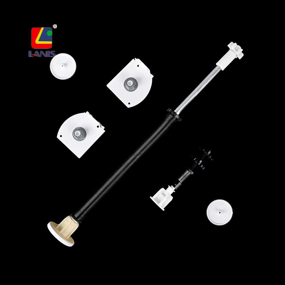 朗丽斯直销铝合金罩盒柔纱帘弹簧配件拉珠式弹簧卷帘配件