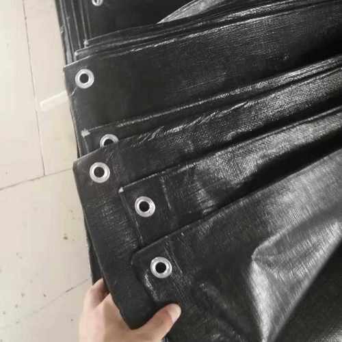 临沂万用|双黑PE材质塑料篷布防雨布防晒工业货场盖布遮阳