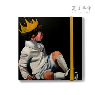 281《崔佳霖王冠男孩》系列手工随身旅行水彩本手账速写本宝虹鲁