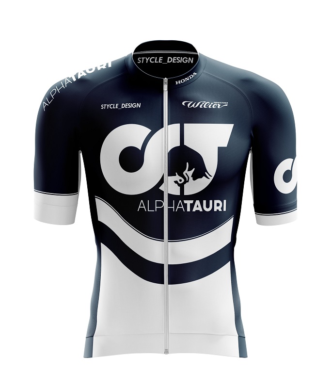 2021新款F1赛车联名男女款要大要亮自行车夏季短袖骑行服跨界联动