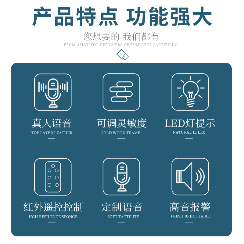 香菸烟雾警报器 高灵敏厕所化妆室控烟卫士吸烟检测仪禁菸探测器