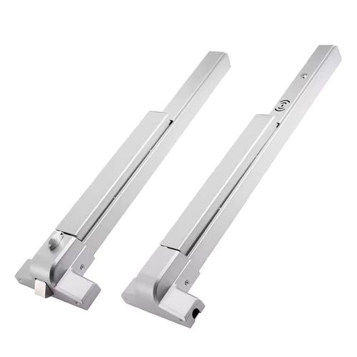 防火门不锈钢锁平推防火门推杆锁逃生锁安全通道锁带报警天地锁