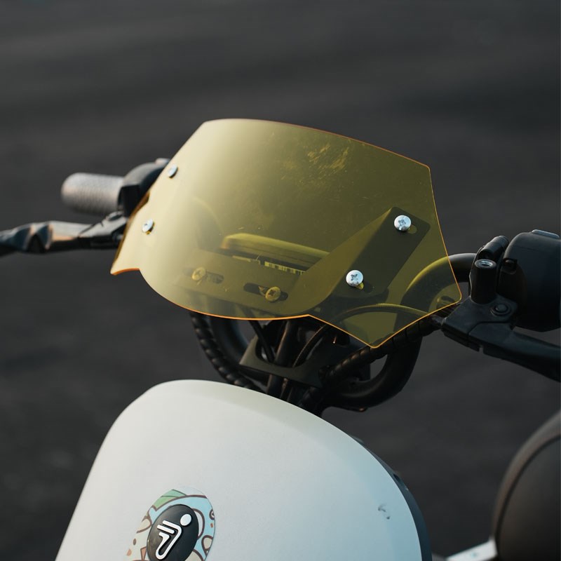 适配于九/号电动车A2Z40/A2Z60/A2Z90前仪表挡风板防风防刮改装件