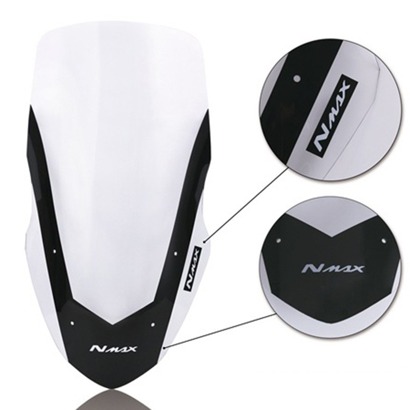 适用于雅马哈猛士NMAX155前导流板NMAX125摩托车前挡风加高挡风板