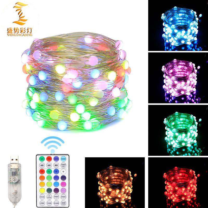 2021新款led铜线灯RGB三线点控USB红外遥控跑马灯彩灯直销,玩具/童车/益智/积木/模型,其它,淘宝优惠券,粉丝福利购,淘宝优惠卷