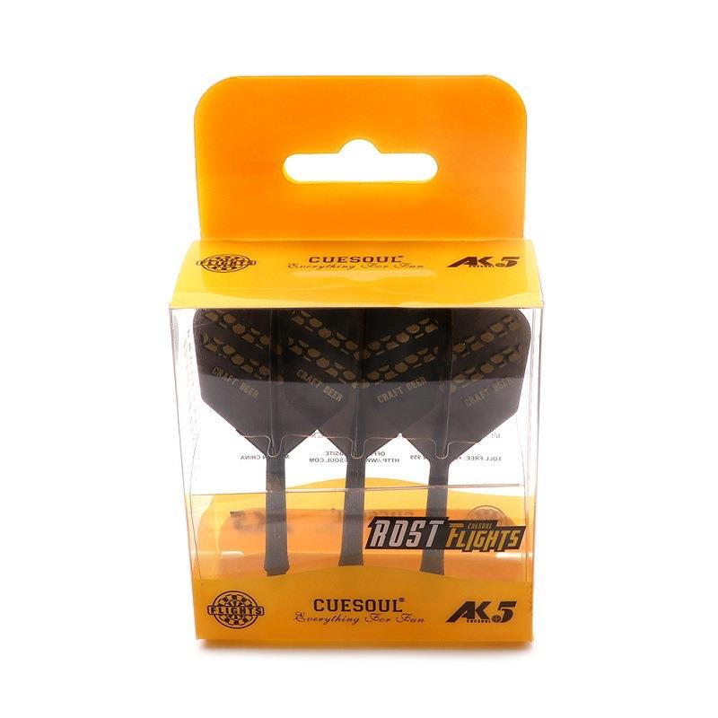 CUESOUL/Q獣飞镖尾翼片飞标镖叶耐用配件飞标针专用一体尾巴标翼