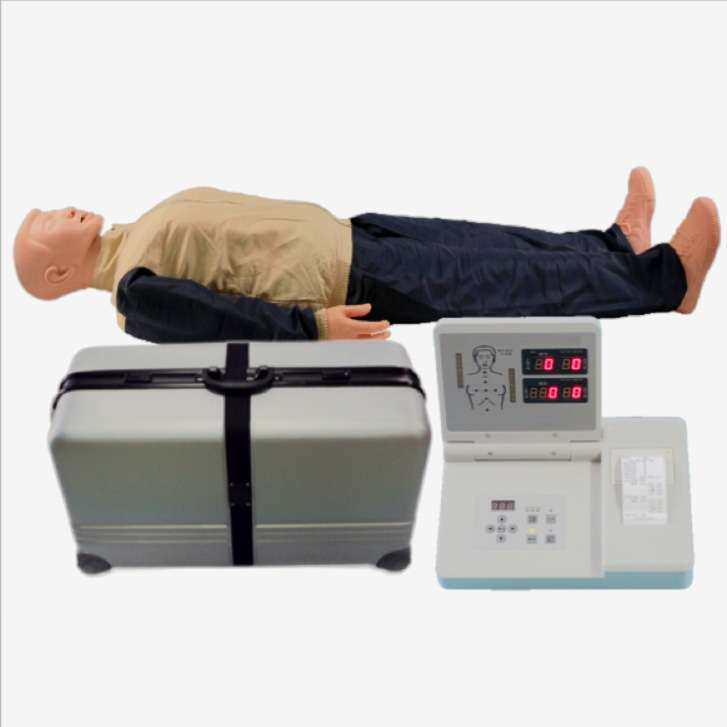 高级全自动电脑心肺复苏模拟人全身（鼻咽口咽通气管，喉罩插管，