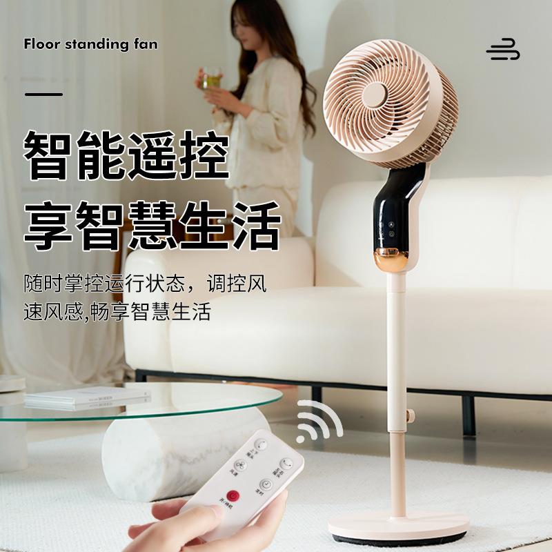 夏季新品空气循环扇负离子家用电风扇8字摇头台地两用空气循环扇