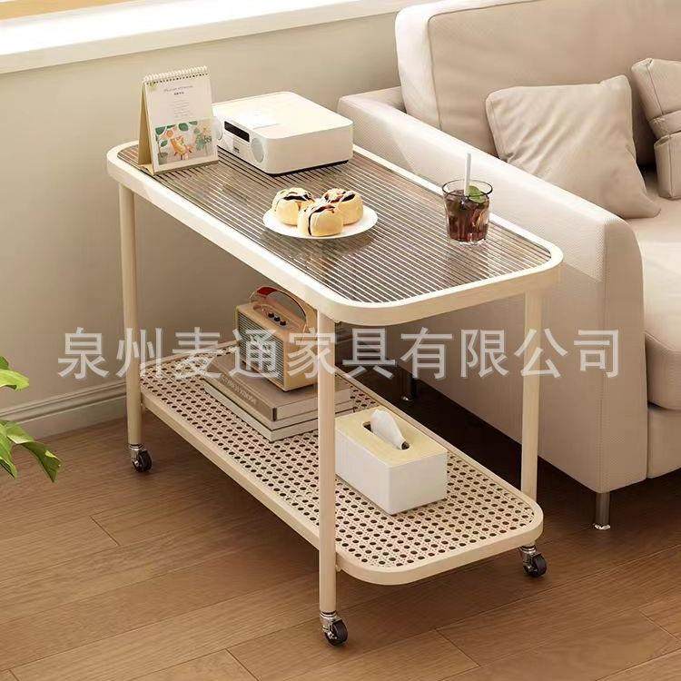 可移动沙发边几钢化玻璃茶几小桌子客厅小推车家用创意边桌置物架,玩具/童车/益智/积木/模型,其它,淘宝优惠券,粉丝福利购,淘宝优惠卷