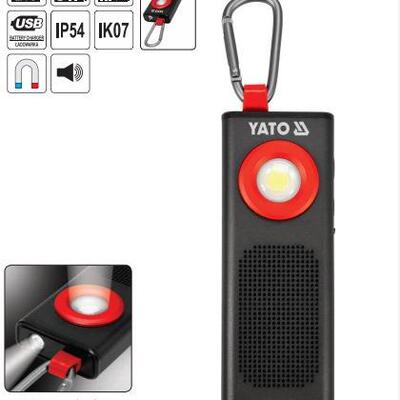 易尔拓原装进口LED锂电音箱工作灯户外应急维修灯YT-08557