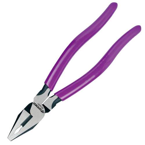 拓伏锐EC-9101偏芯省力钢丝钳老虎钳电工钳平口钳剪钢丝8”215mm