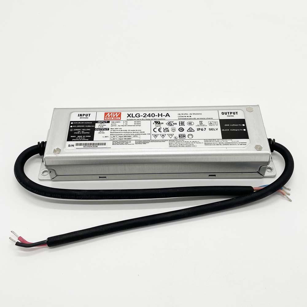 现货XLG-240-H-A/AB明纬直流LED电源户外防水灯光亮化工程可调变