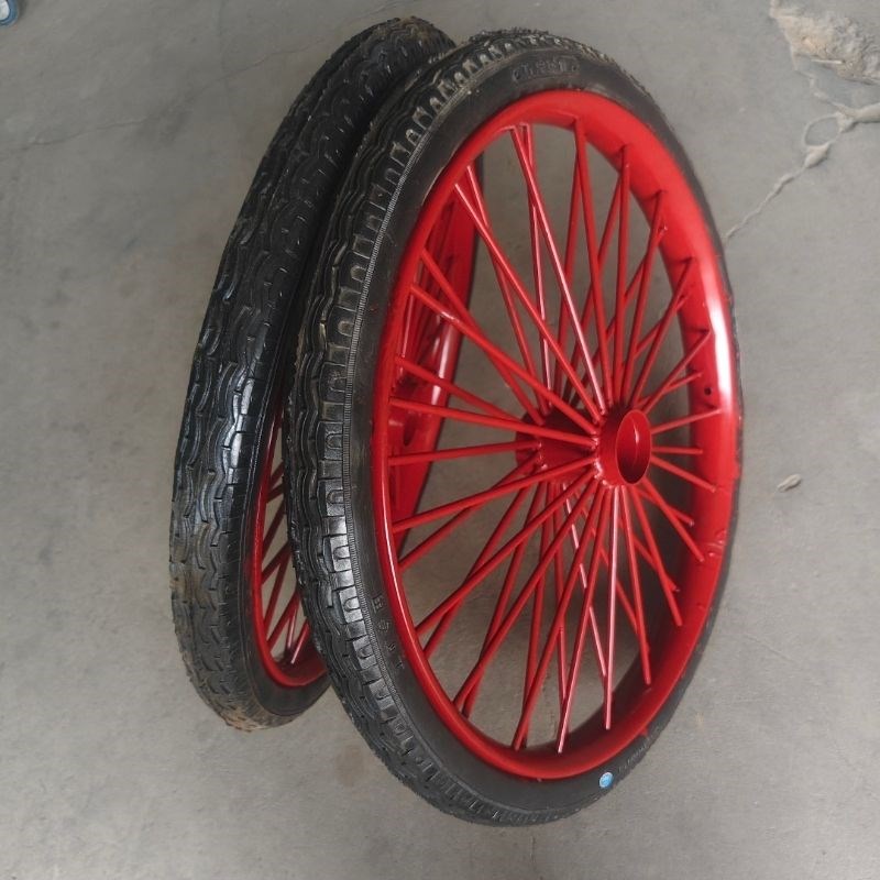 工地斗车实心轮胎子手推车斗车建筑工地加重工地斗车轮子实心轮胎