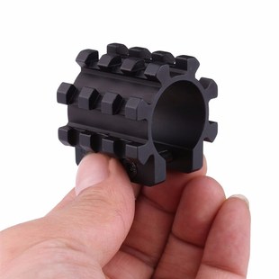 工厂跨境 五面轨导轨金属夹具 卡口25.4mm 瞄准镜支架20mm