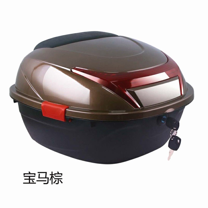 大号电动车后备箱通用加厚防抖电瓶车储物箱爱玛雅迪绿源后尾箱