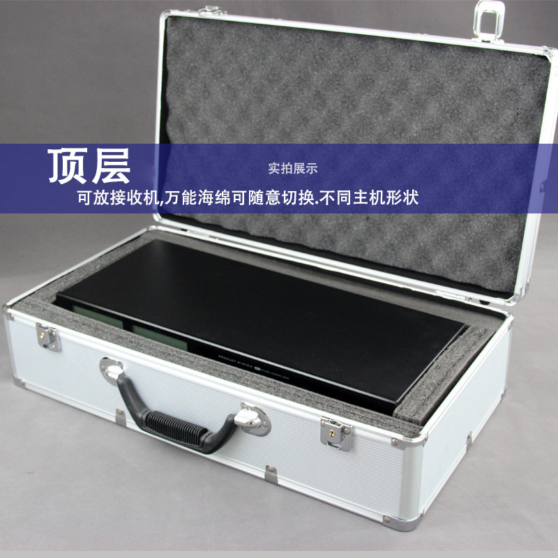 一拖二/四无线麦克风铝箱 话筒铝合金箱子手提航空防震箱支持订做
