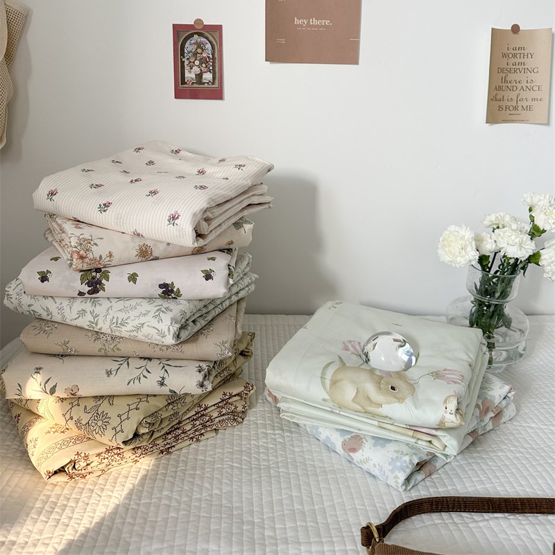 全棉碎花单件被套200x230学生宿舍纯棉150x200cm单人双人被罩床品