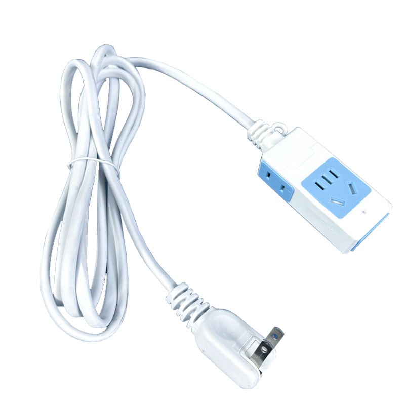 3000W大功率插座家用多功能迷你插排插板电动车延长线四位接线板